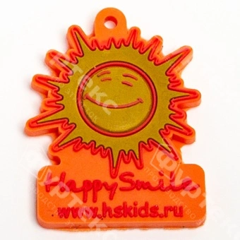 Фигурная этикетка из ПВХ