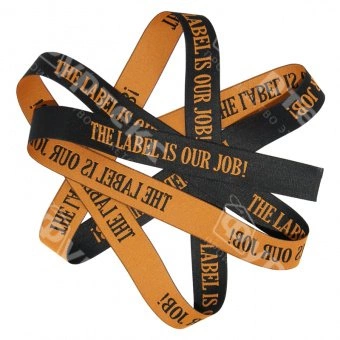 Жаккардовая этикетка в виде ленты